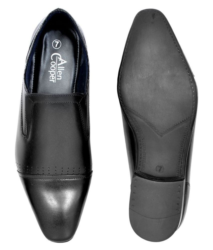 allen cooper tan formal shoes