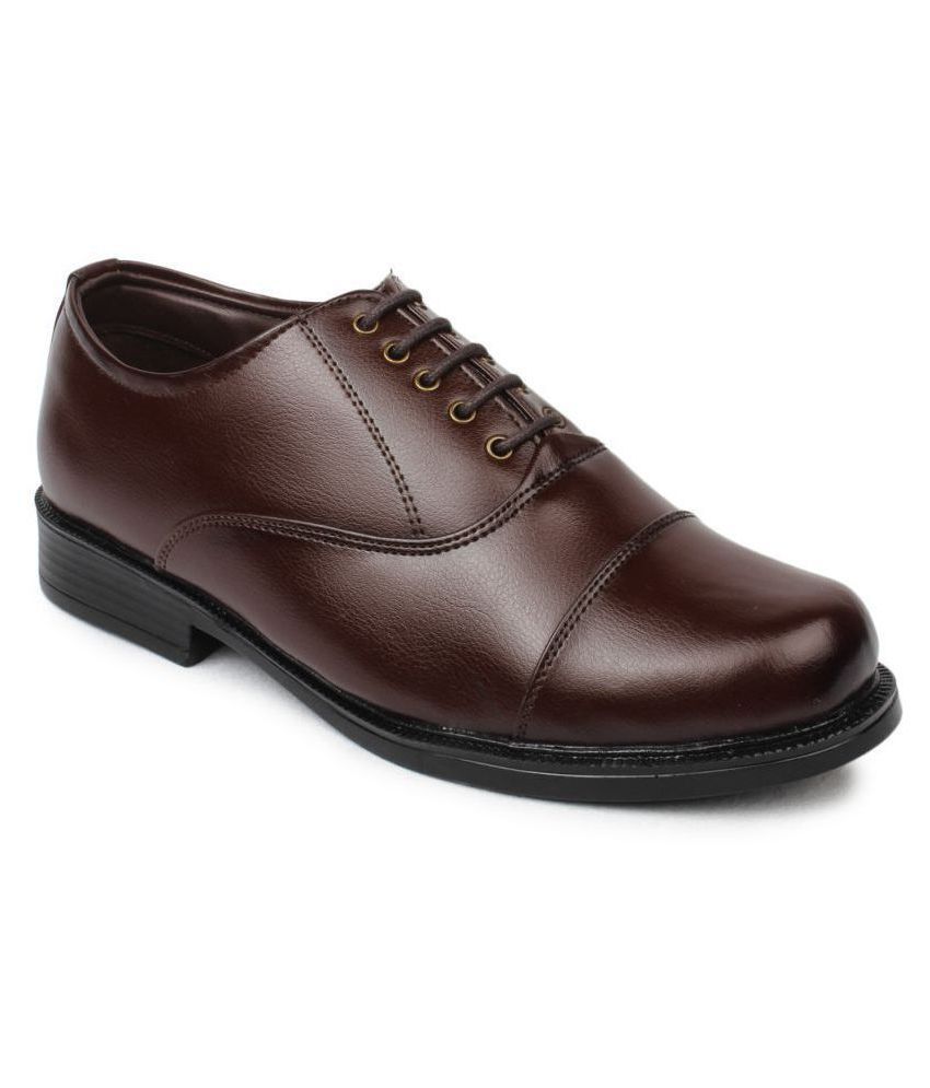 Action Oxfords Brown Formal Shoes Price in India- Buy Action Oxfords