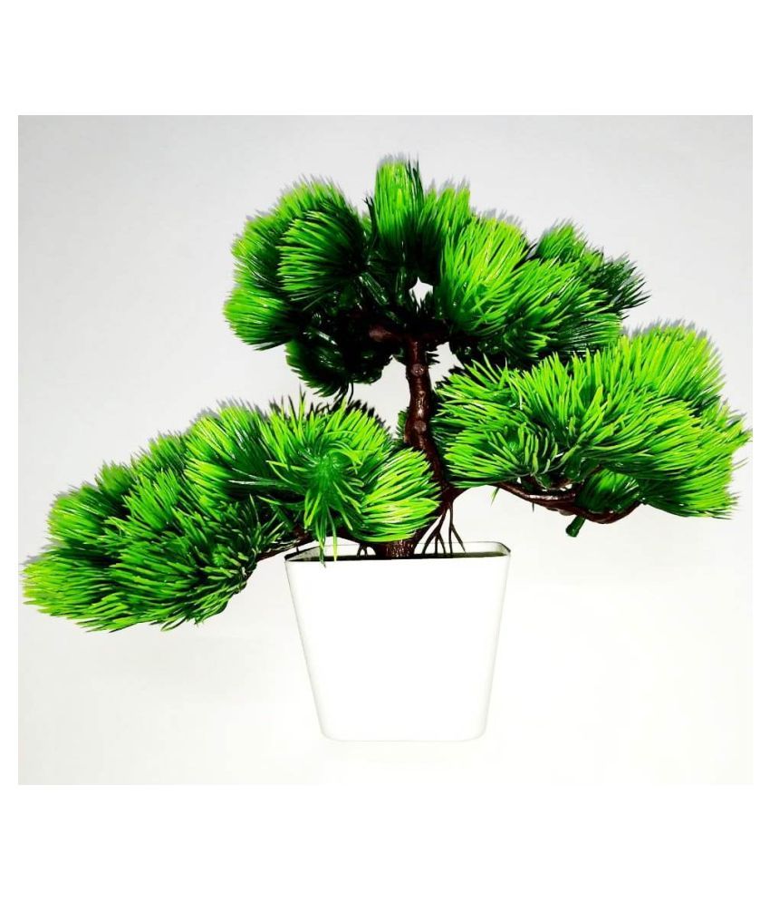 Green plant indoor Artificial Bonsai Plants Set of 1 PCS Green Bonsai