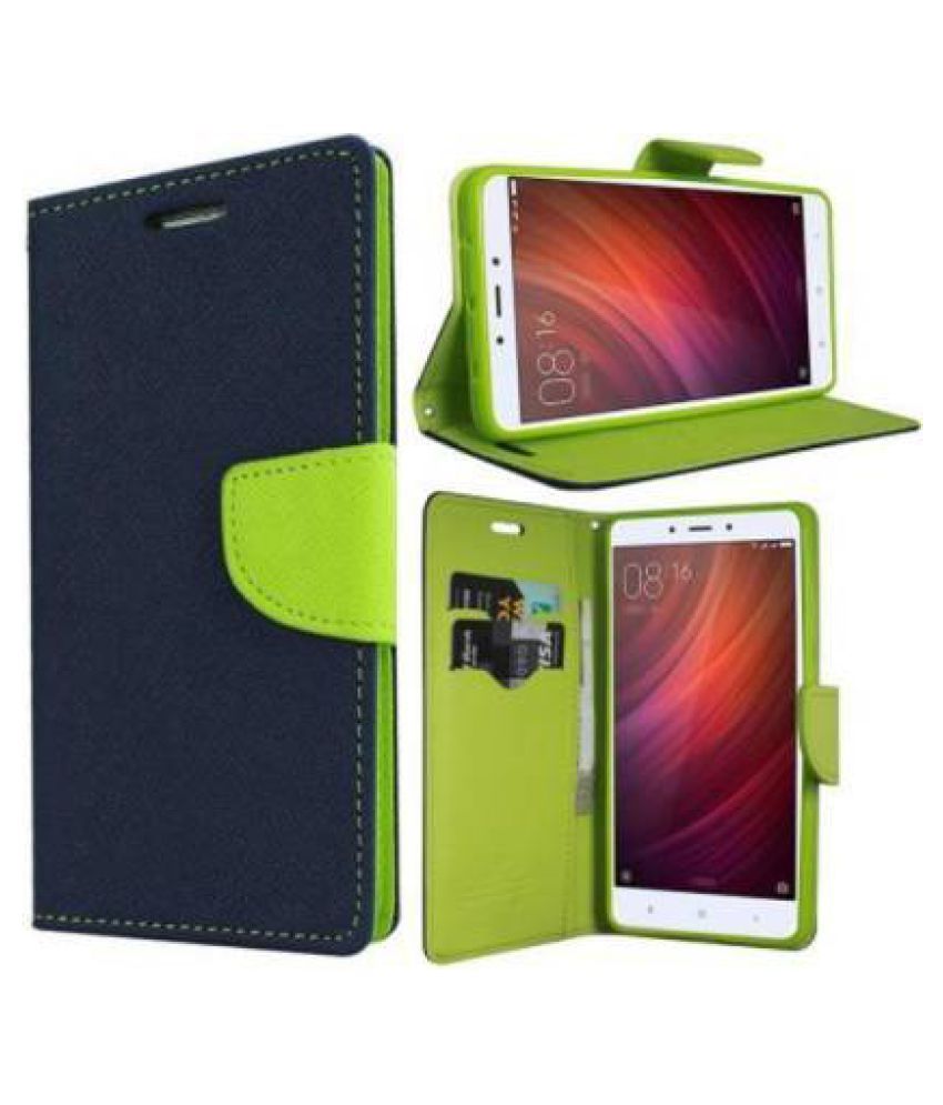 Vivo Y91 Flip Cover by Siddharth Enterprises Blue Flip Covers