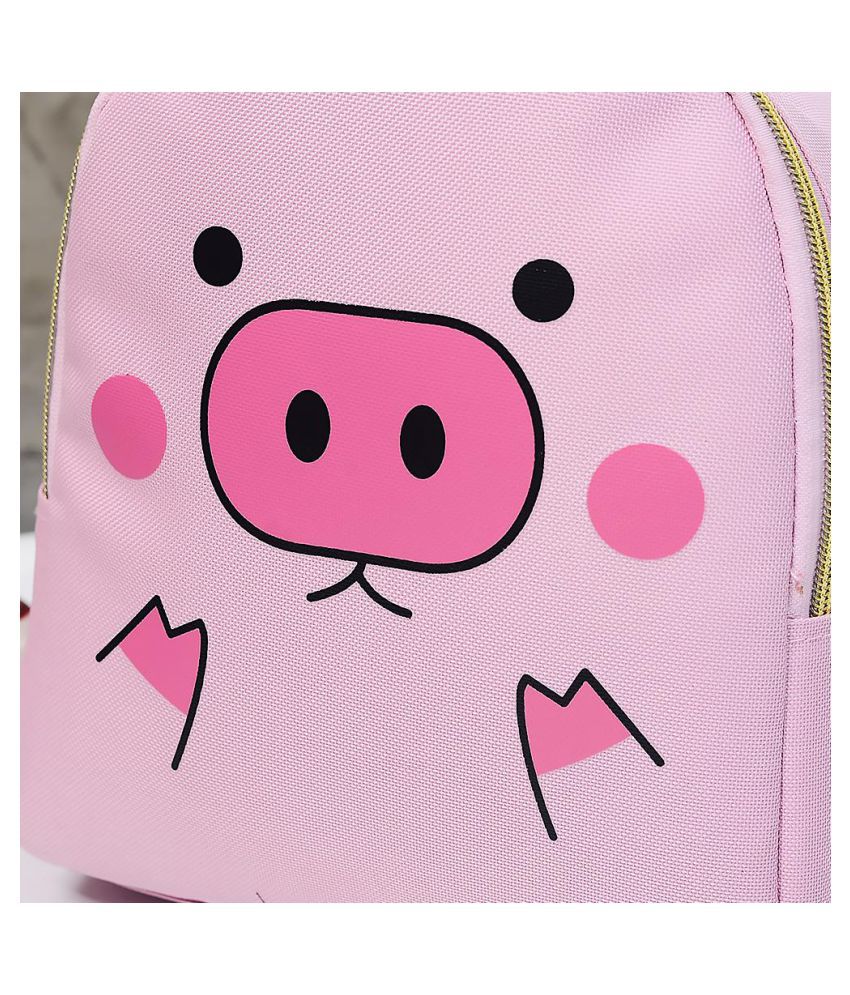 Mini Nylon Backpack Cartoon Pig Print Knapsack Women Bag (Pig Nose)(Pink) -  Buy Mini Nylon Backpack Cartoon Pig Print Knapsack Women Bag (Pig Nose)(Pink)  Online at Low Price - Snapdeal