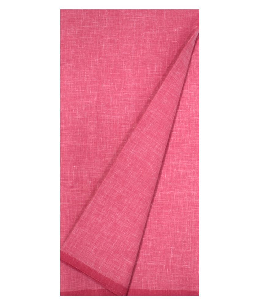    			KUNDAN SULZ GWALIOR Pink Cotton Blend Unstitched Shirt pc