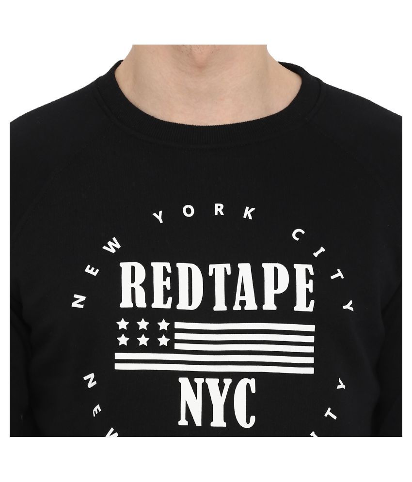 red tape black tshirt