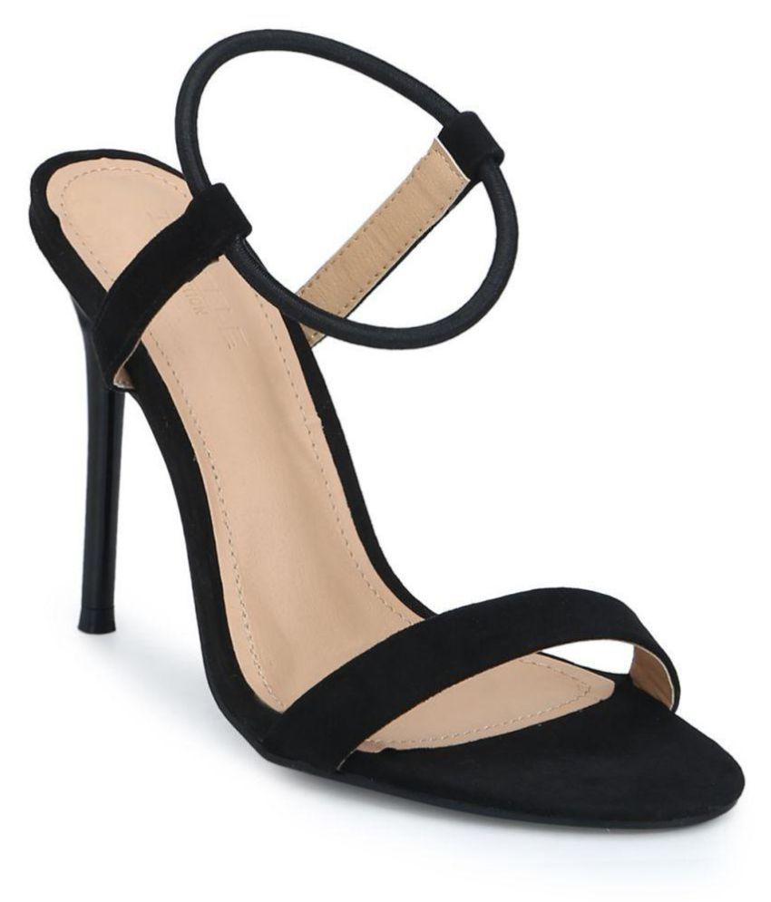 Truffle Collection Black Stiletto Heels 