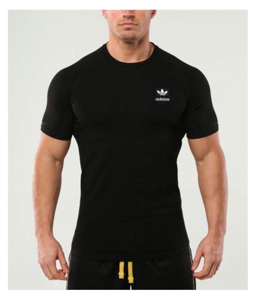 Adidas Orignals Black Half Sleeve T 