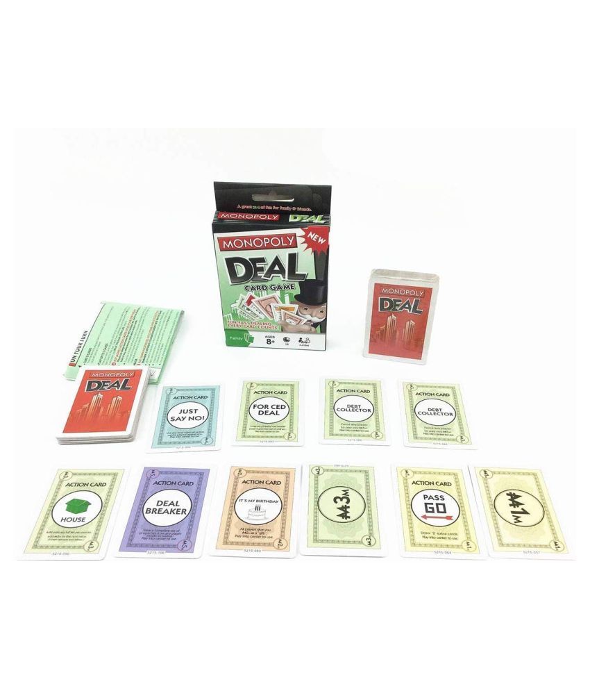 aarav Multi Monopoly Deal Card Game 13 cm - Buy aarav Multi Monopoly Deal  Card Game 13 cm Online at Low Price - Snapdeal