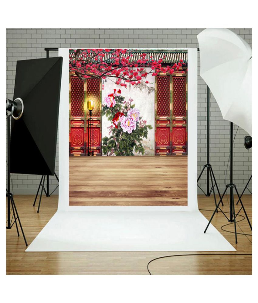 Festival Background Cloth Flower Tree Print Digital Studio Photography Background Cloth Photo Accessories Home Decor 