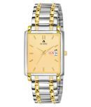 Aglance 1506bm02 Golden Dial Stainless Steel Analog Men's Watch