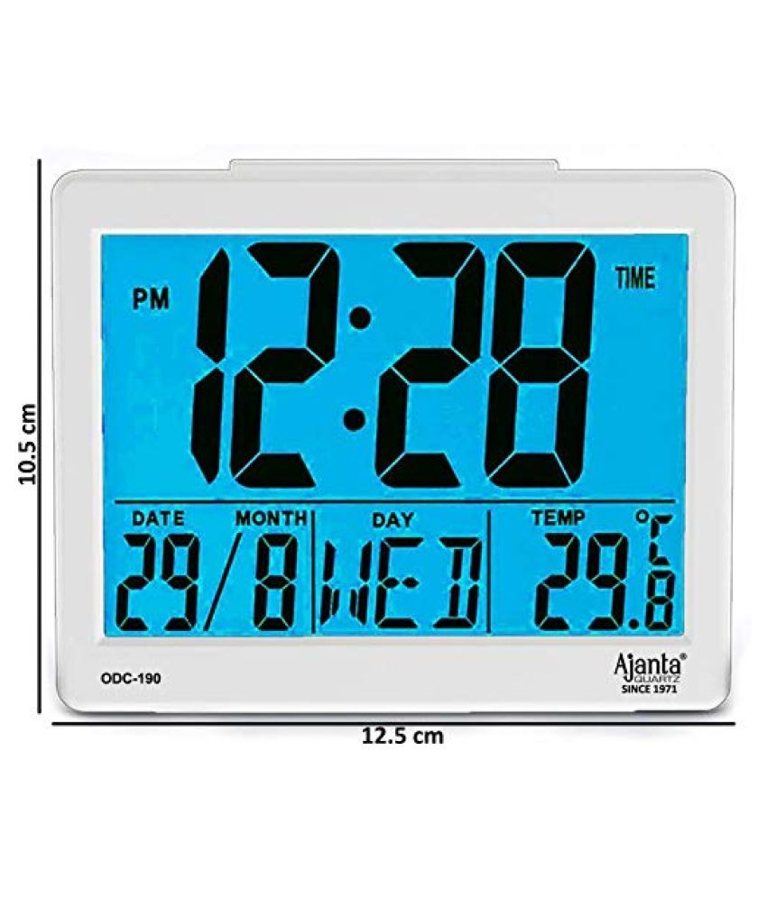ajanta quartz digital wall clock