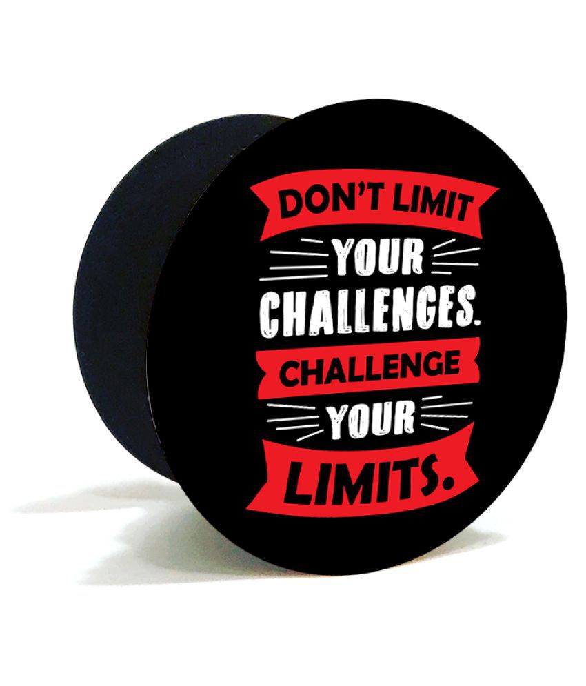 CHALLENGES TASK STRENGTH MOTIVATION QUOTE MOBILE HOLDER BY KRAFTER