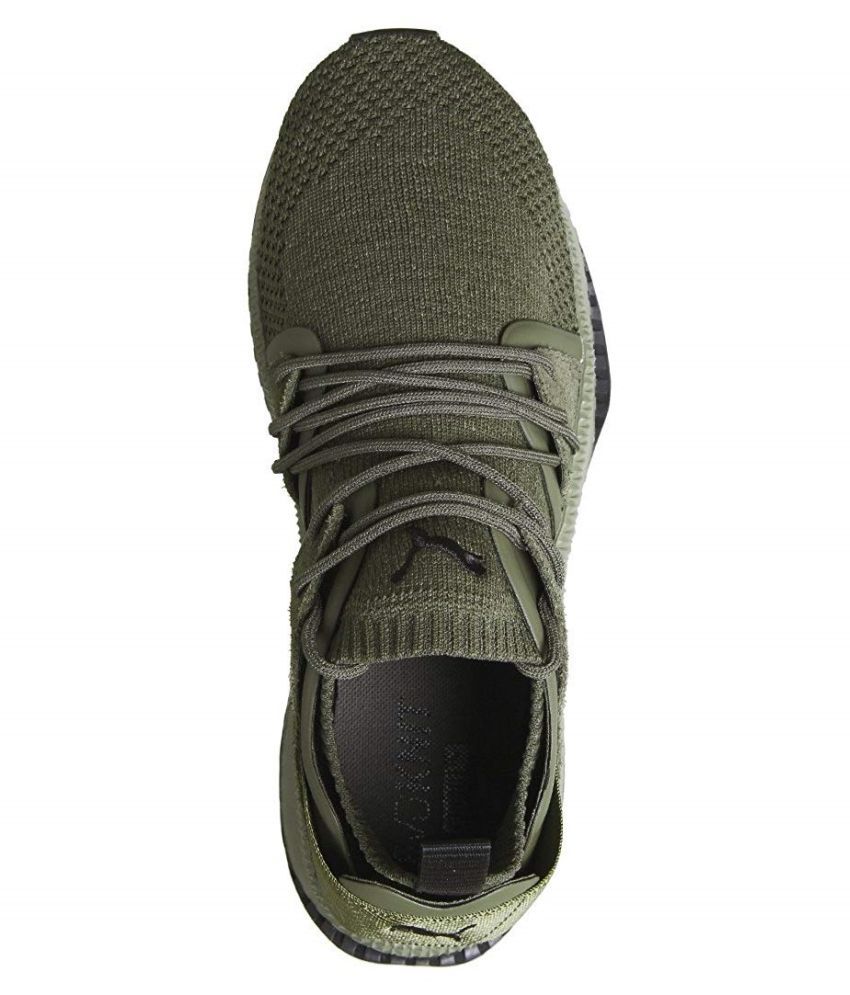 puma green running shoes