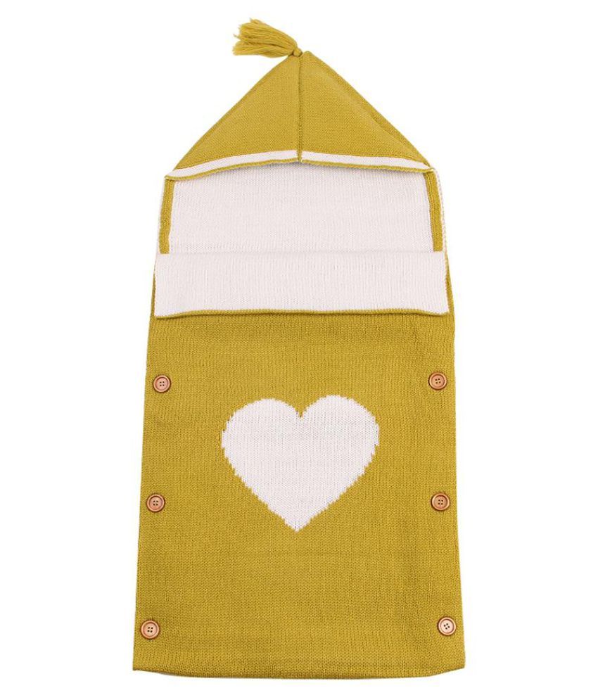 Baby Swaddle Wrap Heart Newborn Infant Sleep Bag Blanket Envelope