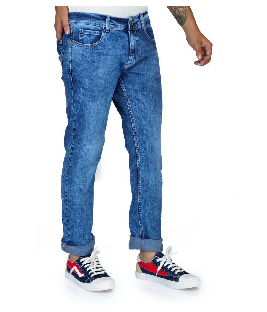 FLIVEZ Blue Slim Jeans - Buy FLIVEZ Blue Slim Jeans Online at Best ...