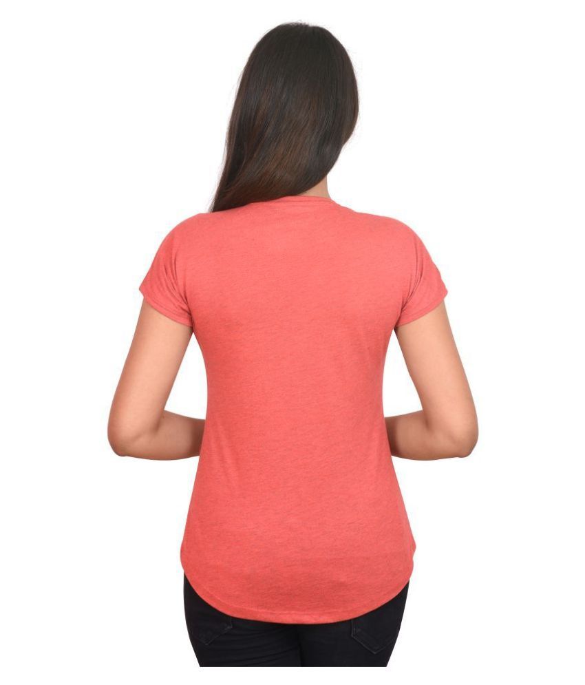 Buy carbon basics Organic Cotton Rust T-Shirts Online at Best Prices in India - Snapdeal