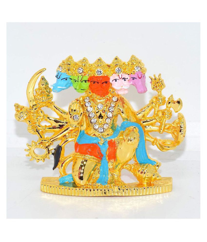     			RUDRA DIVINE Hanuman Brass Idol