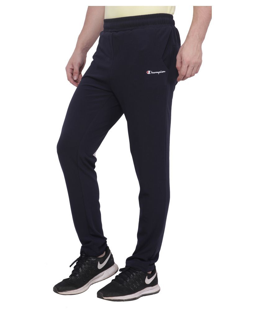 Champion Navy Track pants/Lower - Buy Champion Navy Track Online at Low in - Snapdeal