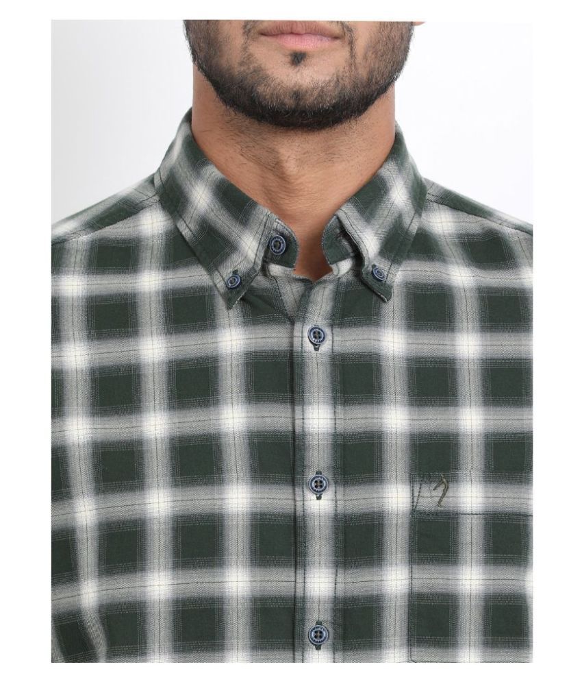 indian terrain green shirt