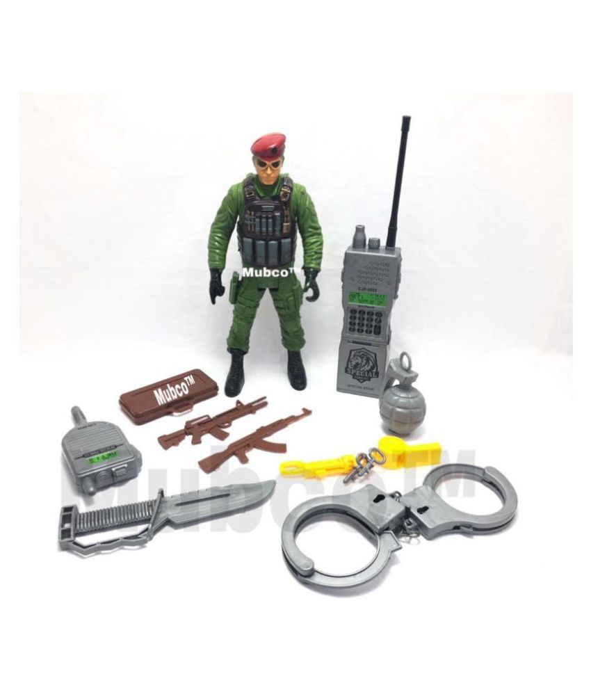 Army Set | Commando Soldier and Accessories | Complete Role Play for ...
