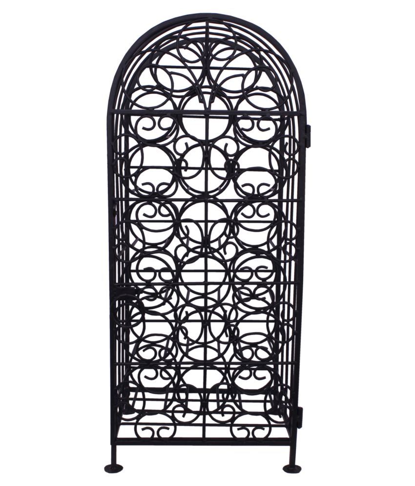 Home Sparkle Iron Stand Alone Wine Holder Buy Online at Best Price in