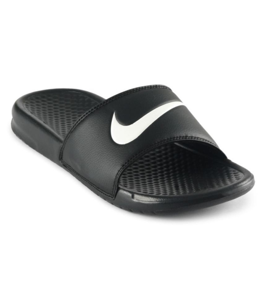Nike Black Slide Flip flop Price in 
