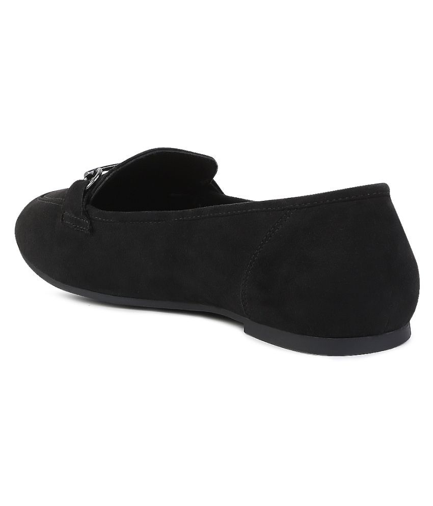 london rag solid black sneakers