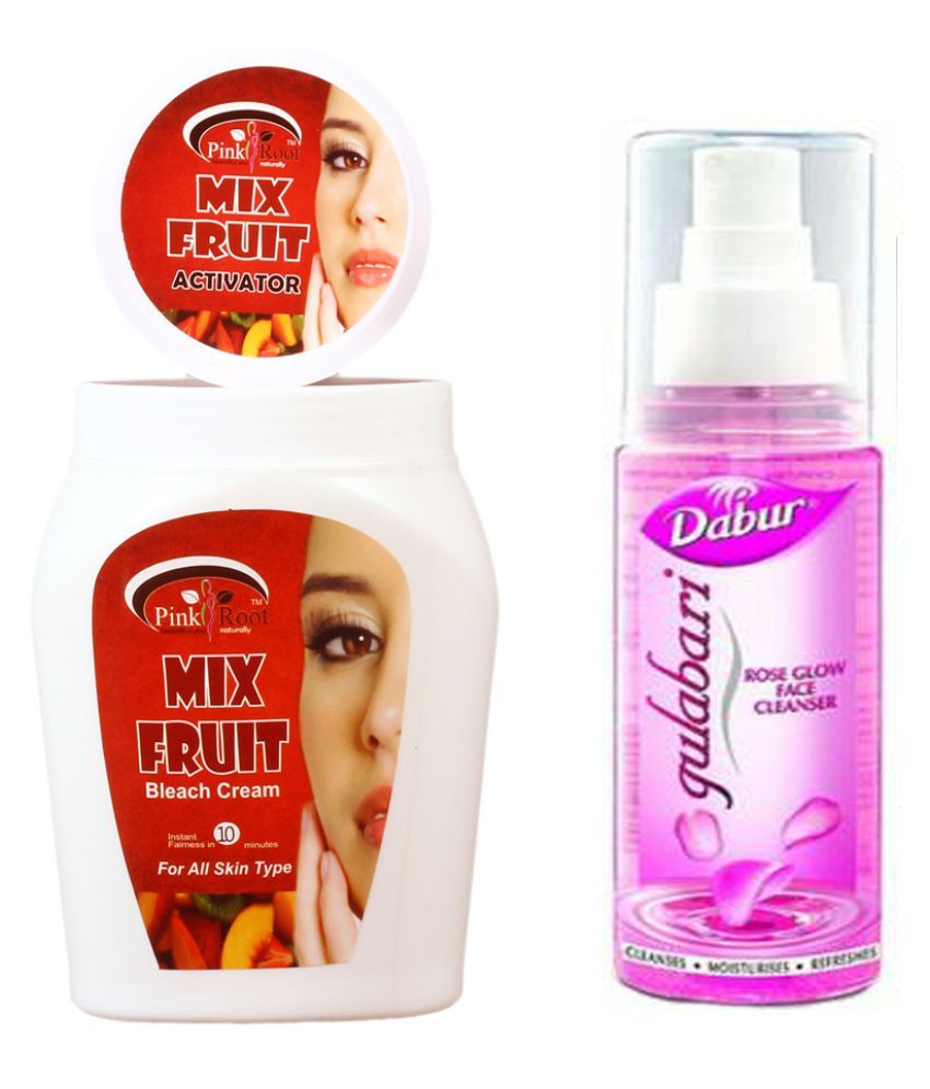 Pink Root Fruit Bleach 1kg Dabur Gulabari Rose Glow Face Cleanser 100ml Day Cream 100 Ml Pack Of 2 Buy Pink Root Fruit Bleach 1kg Dabur Gulabari Rose Glow Face Cleanser 100ml