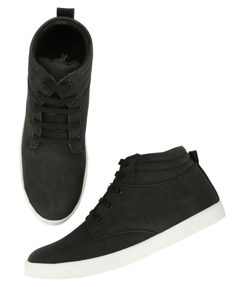 SANMARCO Sneakers Black Casual Shoes - Buy SANMARCO Sneakers Black ...