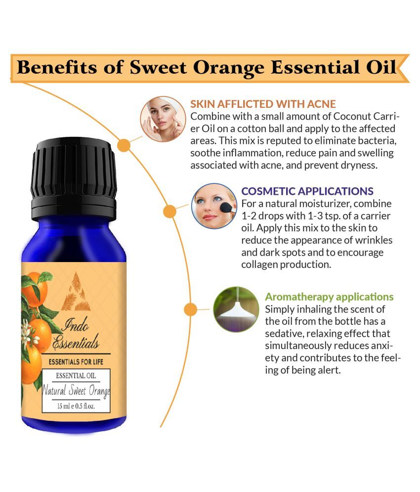 Indo Essentials Sweet Orange Essential Oil 15 Ml Buy Indo