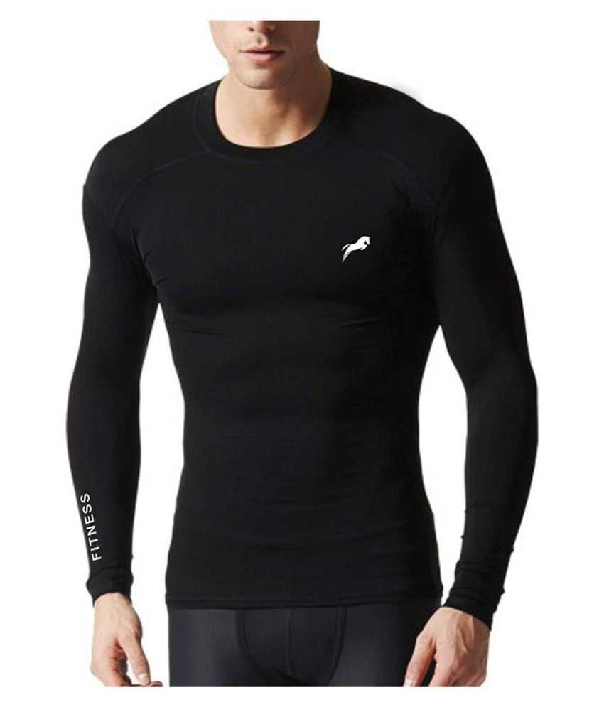     			Just Rider Compression Top Full Sleeve Plain Athletic Fit Multi Sports Cycling, Cricket, Football, Badminton, Gym, Fitness & Other Outdoor Wear