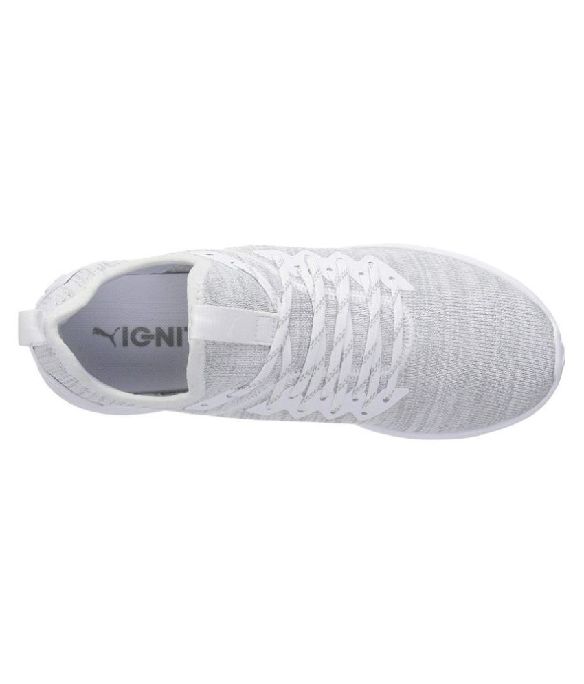 puma ignite flash evoknit white