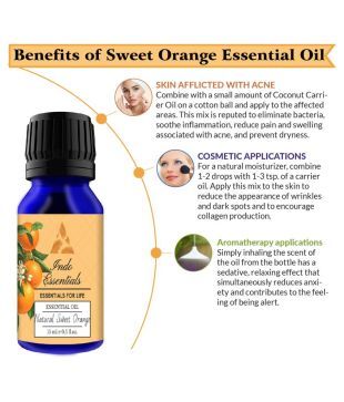 Indo Essentials Sweet Orange Essential Oil 15 Ml Buy Indo