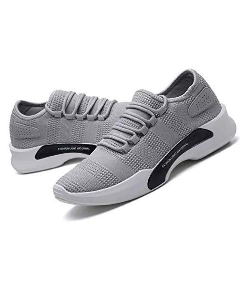     			Aadi Sneakers Gray Casual Shoes