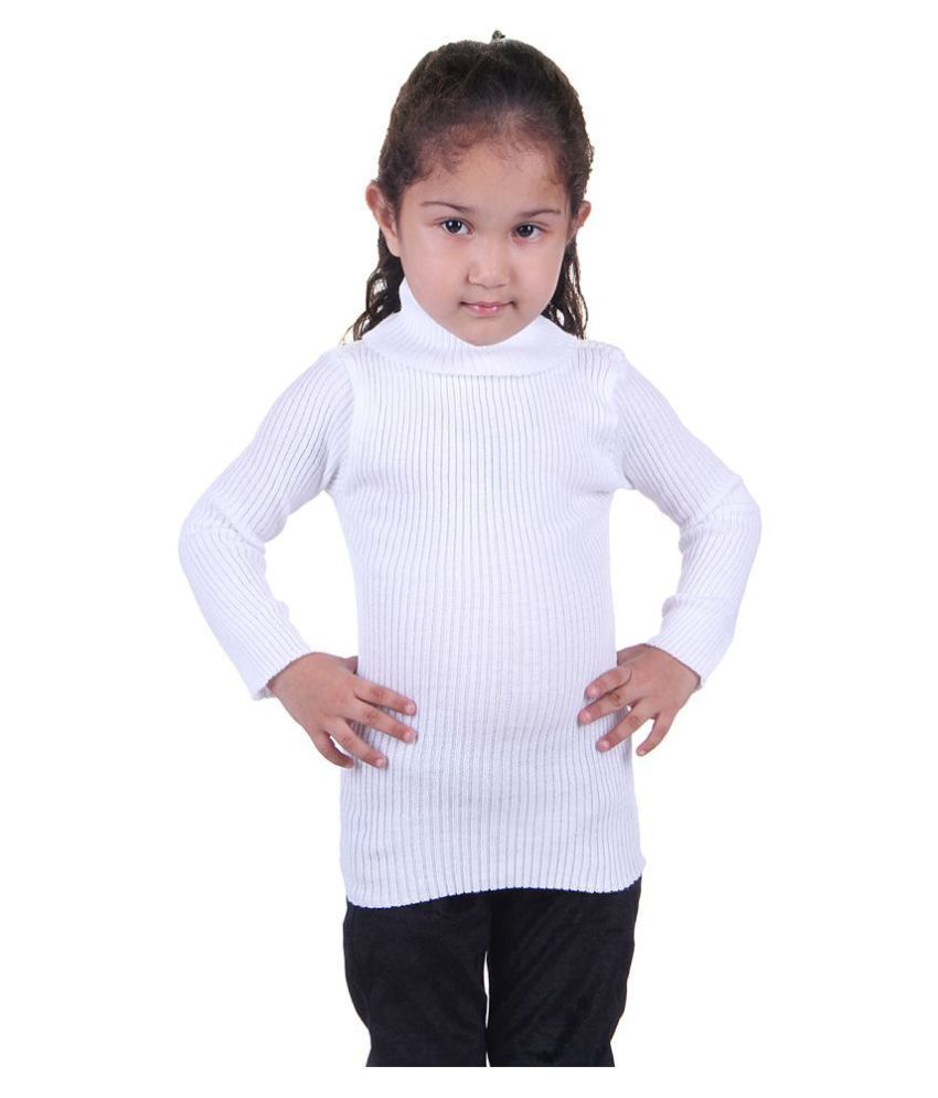 Lienz Striped Turtle Neck Casual Skivi Sweater for Girls - Buy Lienz Striped Turtle Neck Casual 