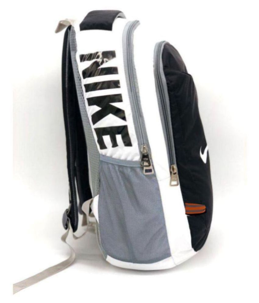 Nike White Polyester College Bag - Buy 