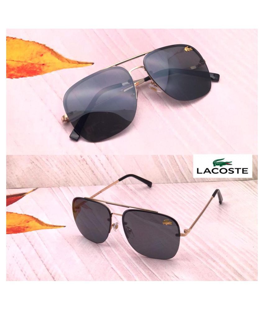 lacoste sunglasses black square