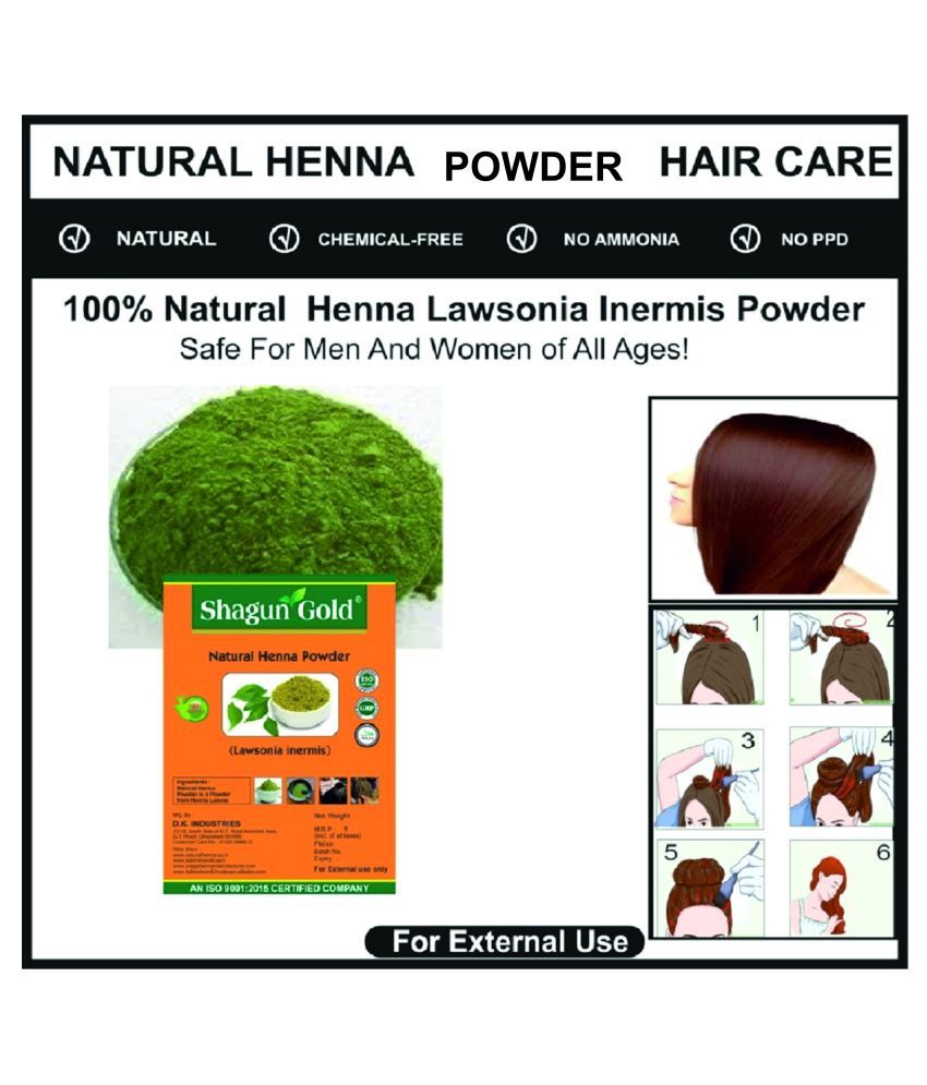Shagun Gold Organic Natural Henna Powder Natural Henna 400 g Buy