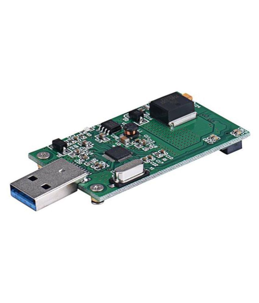 Mini PCI-E mSATA to USB 3.0 External SSD PCBA Conveter Adapter Card with Case