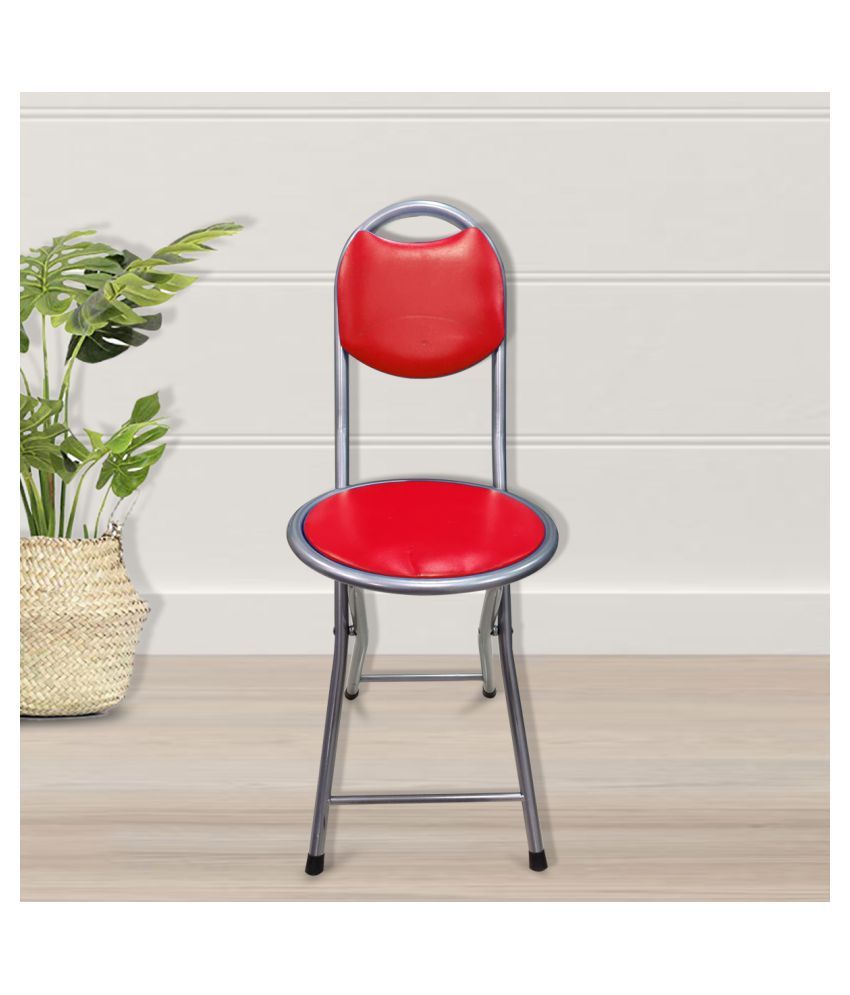 small folding stool with back