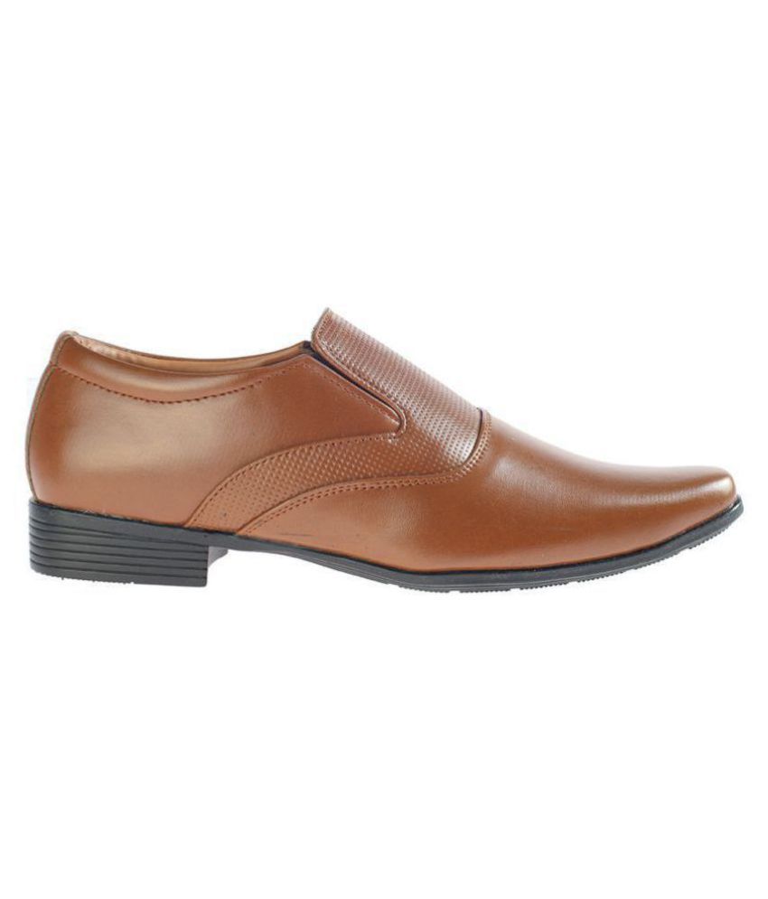 khadim brown formal shoes