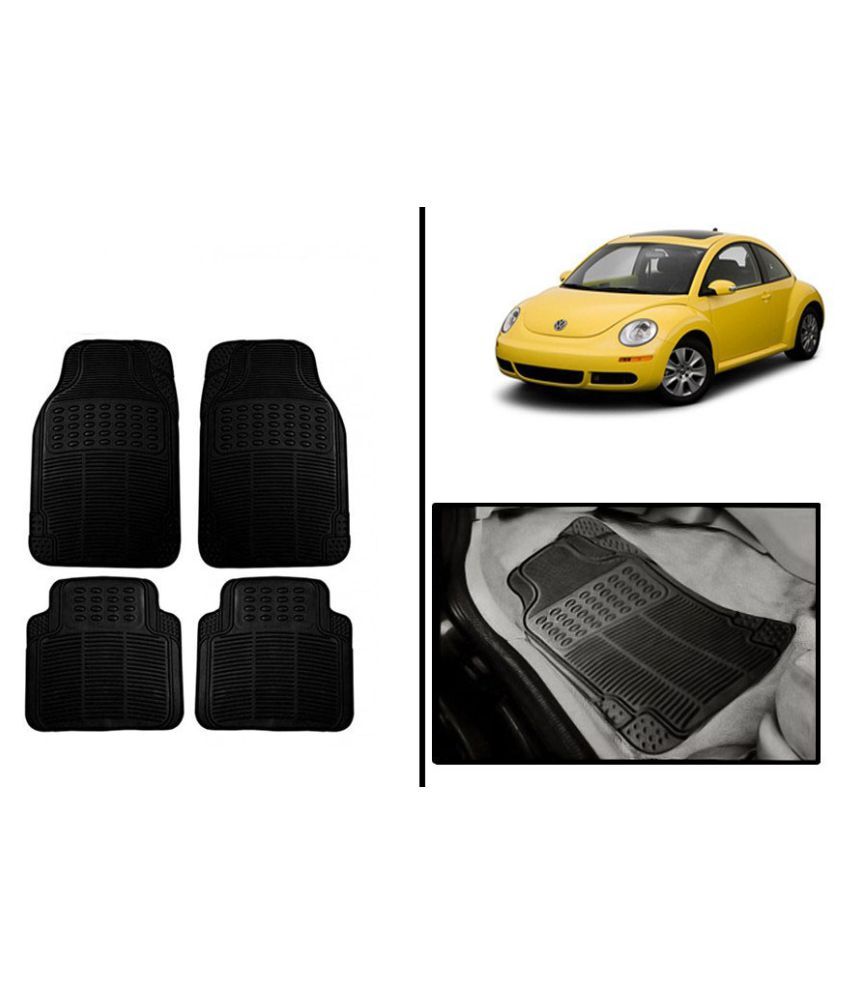 Carizo Premium Rubber Car Floor/Foot Mats BlackVolkswagen Beetle (Set