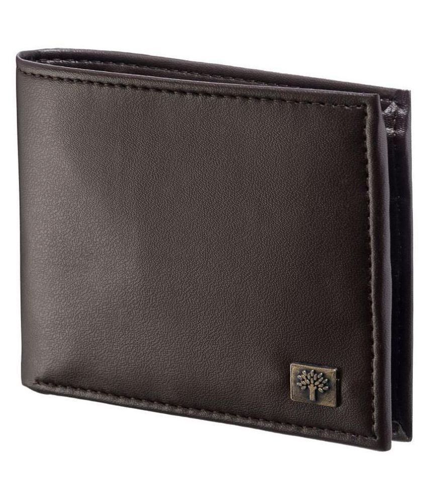 WOOD AN WOOD Leather Brown Formal Regular Wallet: Buy Online at Low ...