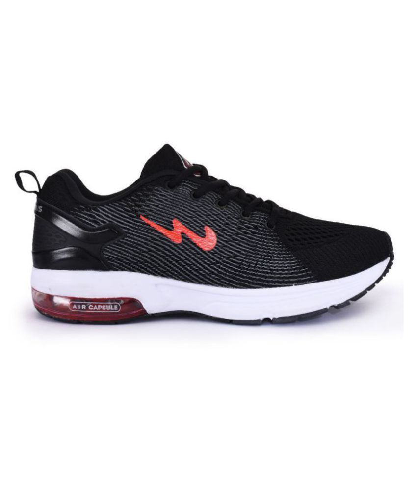 campus sports shoes black