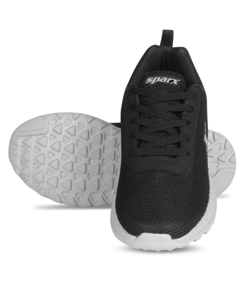sparx black shoes