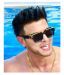 RESIST Black Rectangle Sunglasses Louis Vuitton Black1