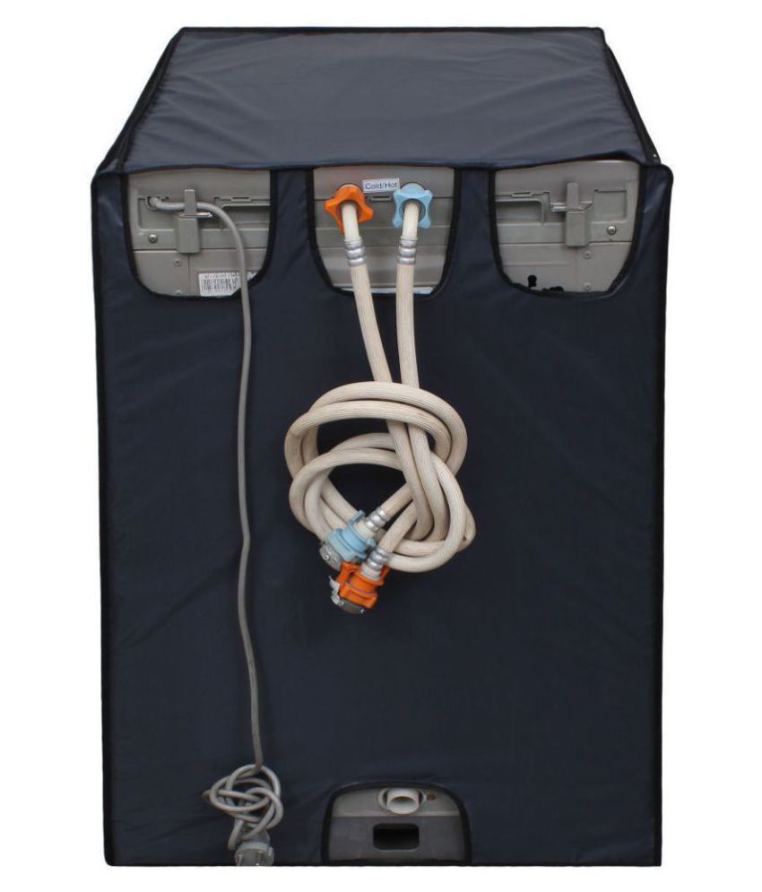 Dream Care Single Polyester Black Washing Machine Cover for Whirlpool