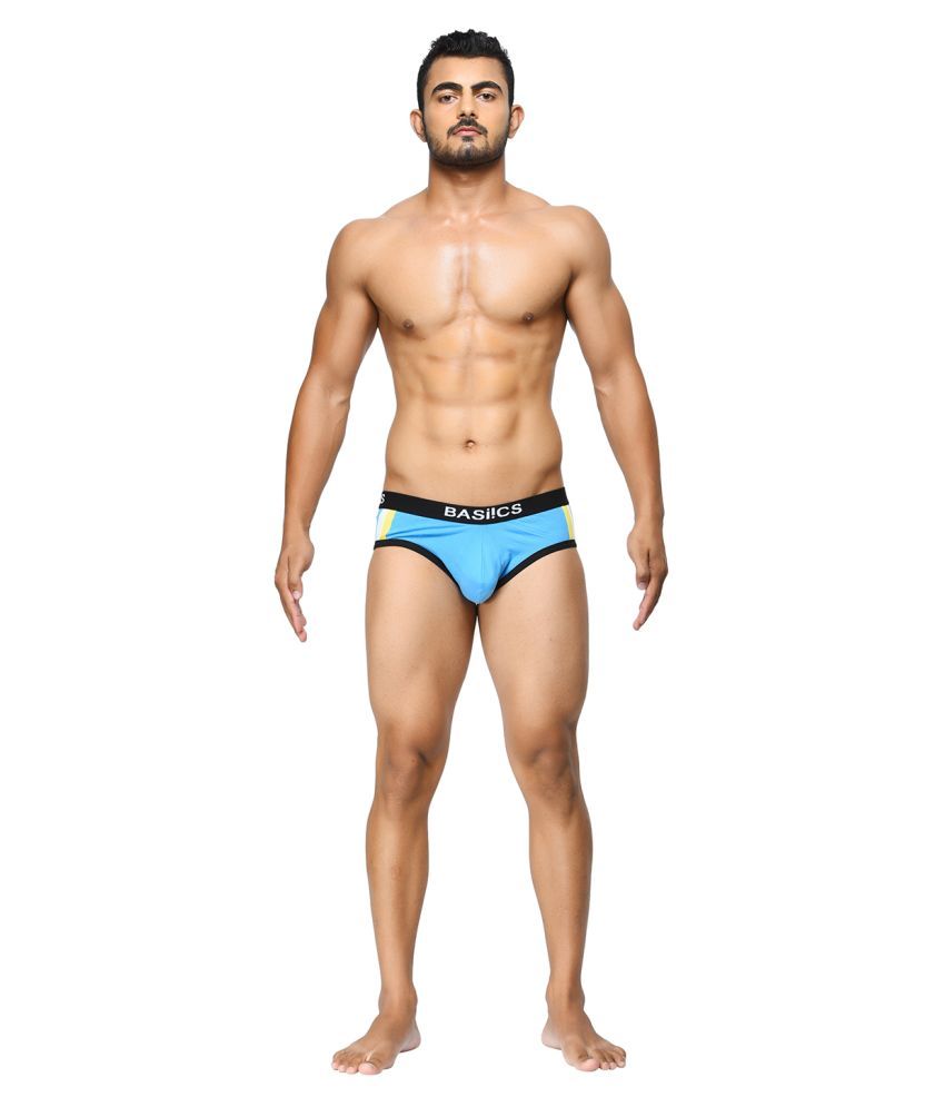     			La Intimo Cotton Men's Briefs ( Blue )