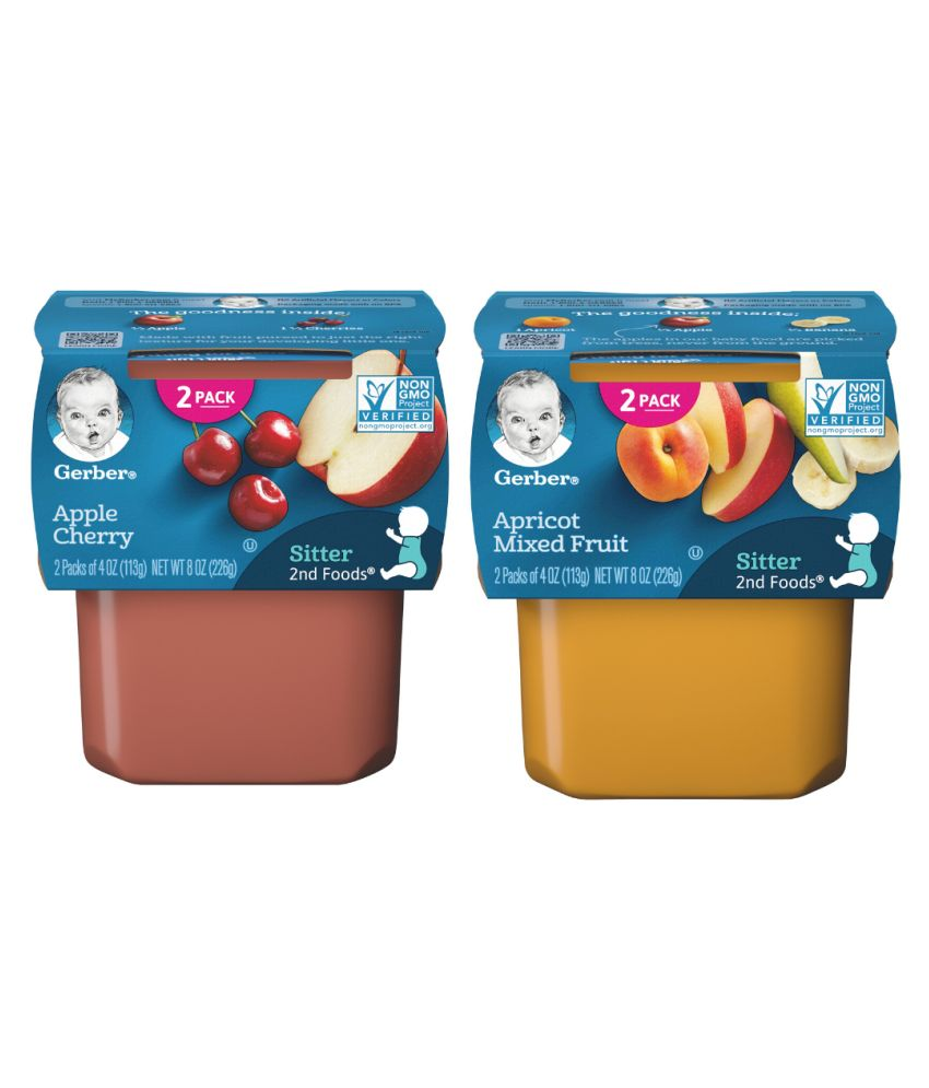 gerber apricot mixed fruit
