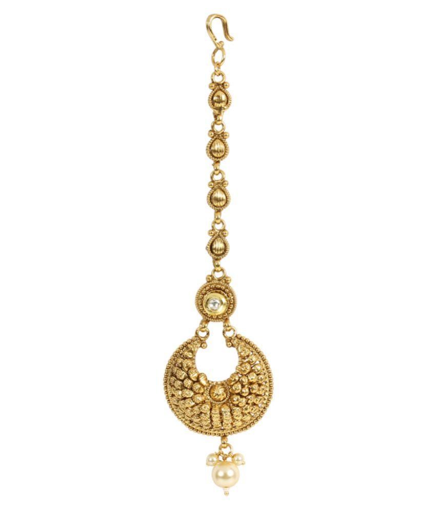 MUCH-MORE Indian Great Style Party wear Maang Tikka Forehead Traditional Jewelry