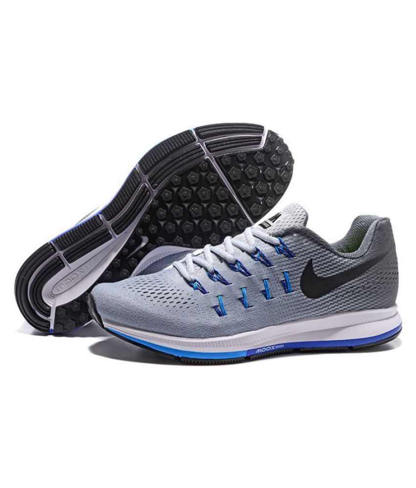 nike zoom pegasus 33 grey grey running shoes