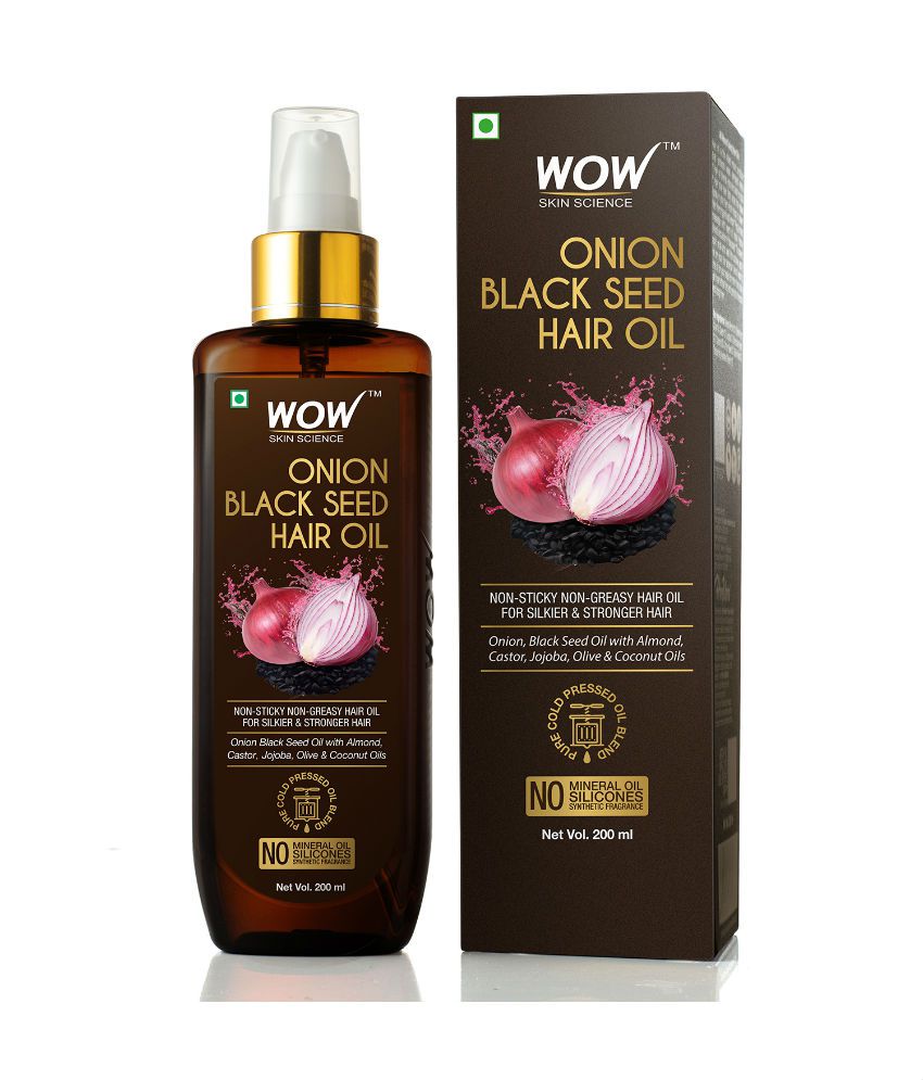     			WOW Skin Science Onion Black Seed Hair Oil-200 mL